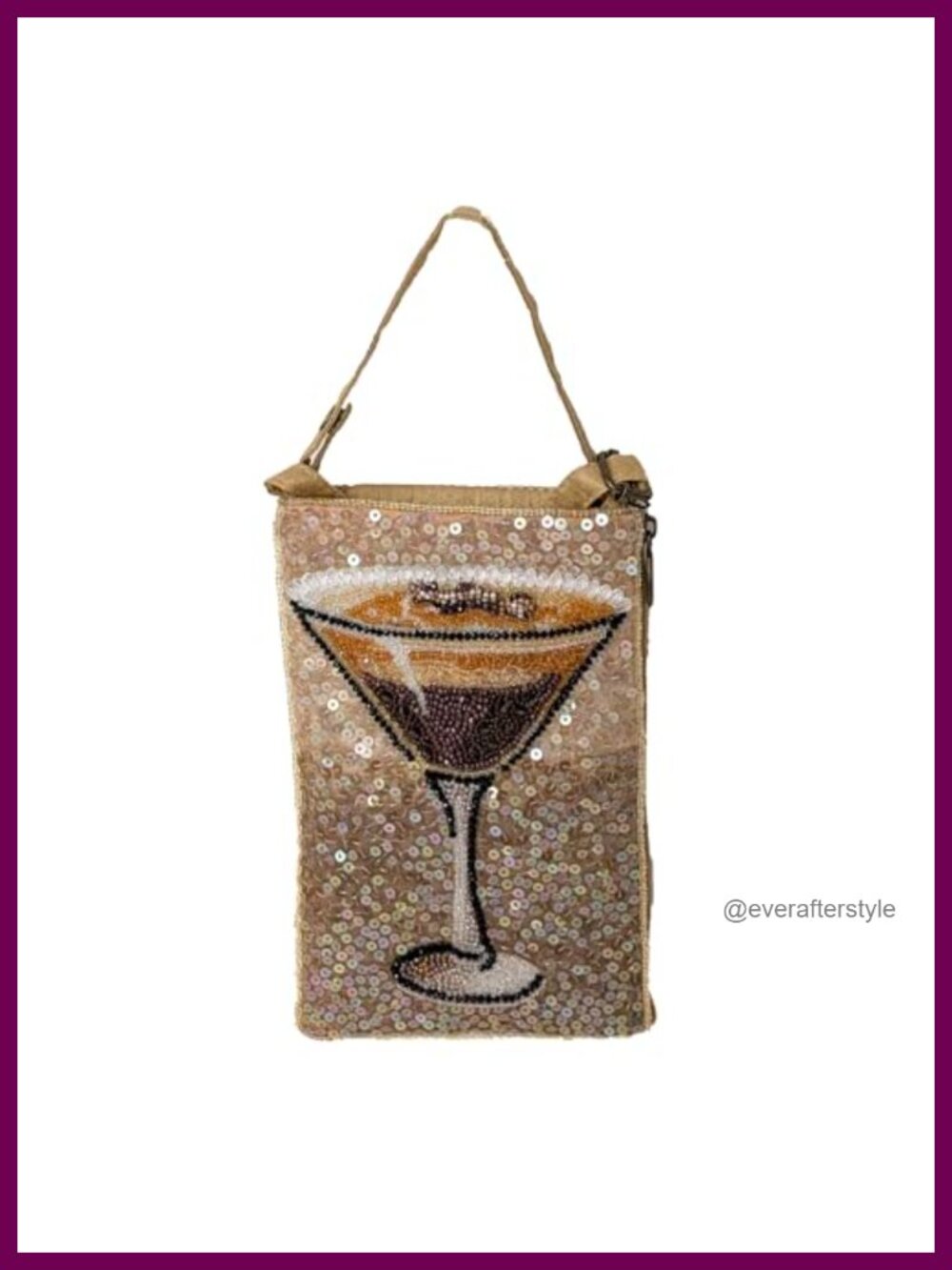 Beaded Phone Crossbody Bag Mini Handbag Cocktail Party Night Out